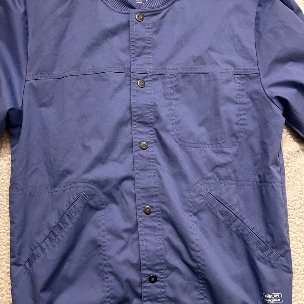 Cherokee Workwear Core Stretch Bomber Jacket | Size S | Blue
